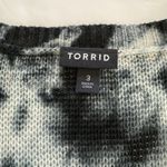 Torrid Black Gray Tie Dye Cotton Pullover Sweater Size 3X Photo 11