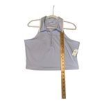 Old Navy Purple PowerSoft Cropped Polo, Womens Large Photo 5