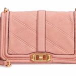 Rebecca Minkoff  Pink Nubuck Love Purse Photo 0