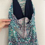 Athleta Monaco Tie Swim Dress Athleisure Beach Vacation Resortwear Lace Up Small Photo 4