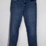 Levi's Dark Blue Mid Rise Skinny Women's Jeans Size 16 Skater Plus Size Photo 0