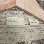 Sleeping On Snow Sweater Womens Beige Cardigan Open Asymmetrical Flowy XS Photo 11