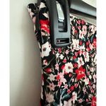 ZARA Floral Mini Skort Red Black XS Photo 5