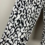 Alberto Makali Blazer Jacket Women Medium Black White Pattern Grommets Crinkle M Photo 5