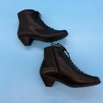 Ziera Diamond Black Women's Lace Up Ankle Boots with 2” Heel. Size 9 Photo 2