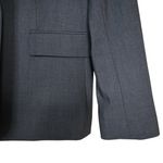 Calvin Klein  Women's 10 Dark Gray One Button Front Lined Blazer Photo 4