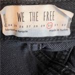 We The Free  Free People Size 30 Button Fly Distressed Knee Holes Raw Hem Capri’s Photo 10