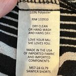 Show Me Your Mumu  NEW Medium Sawyer Shorts Black White Striped Photo 7