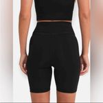 Mate the Label  ORGANIC STRETCH BIKER SHORTS Black SMALL COTTON SPANDEX WORKOUT Photo 1
