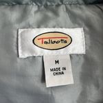 Talbots Women's Gray Puffer Vest with Faux Fur Trim Size Medium Photo 1