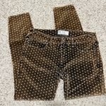 Free People Velour  Polka Dot Skinny Pants Photo 0