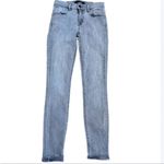 J Brand  black skinny jeans size 25​ hipster edgy indie Night Bird faded Y2K goth Photo 1