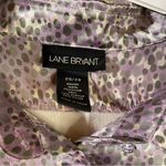 Lane Bryant 2-1 blouse rib knit vest satin polka dot top women’s plus size 26/28 Photo 9
