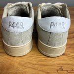P448 Jack Macrame Lace Up Sneakers Womoens Size 39 EU 8.5 - 9 US Gray Ecru Photo 3