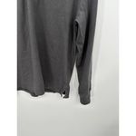 Old Navy Top Women XS Grey White Panther Long Sleeve Collared 100% Cotton Photo 2