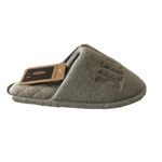 Rae Dunn  Womens Slippers Size Small 5-6 Gray Jersey BLESSED logo New Photo 6