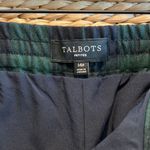 Talbots  Plaid Wool Blend High Rise Pocket Dress Pant Trouser, 14P Photo 7