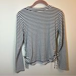 Cherish ✨  Women’s Black & White Striped Long Sleeve Cinches Small Photo 8