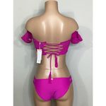 PilyQ New fuchsia smocked bikini set. My bottoms are a slightly different design. Photo 7
