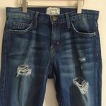 Current/Elliott Benett Destory Wash The Stiletto Distressed Jeans Photo 2