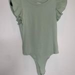 Celebrity Pink  Green Sage Bodysuit Sz Medium Photo 4