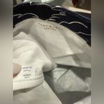 Tory Burch Swan Ribbon Abstract Geometric Print
Pattern Cotton Canvas Tote Purse Photo 13