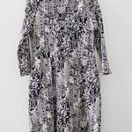 Anthropologie / HD in Paris Textured Faux Wrap Snake Print Dress Photo 8