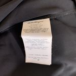 Salvatore Ferragamo Black Draped Viscose Jersey Long Sleeve Dress Size 38 Photo 5