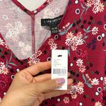 Lane Bryant NWT  Red Floral Cold Shoulder Blouse plus size 26/28 Photo 4