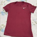 Nike  Women's Maroon Short Sleeve Tee Photo 0