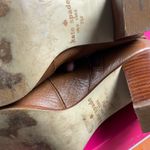 Kate Spade Caty Cognac Tumbled Leather Booties size 7 Photo 6