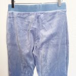 Champion Light Blue Velvet Feel Drawstring WIder Leg Track Pant Sweatpants Photo 5