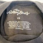 The Rolling Stones  Black Crop Sleeveless Tank Top Jersey EUC Sz XS Photo 3