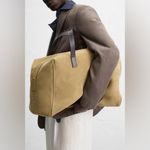 ZARA NWT  100% Leather Suede Women's / Men’s Duffel Weekender Bag Photo 1