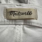 Madewell NWOT Women's High Waist Stovepipe Straight Jeans White 24 Summer Photo 6