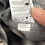 Fox Racing Black and White Plaid Extra Long Casual Button Down Shirt/Dress Photo 5