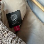 Vince Camuto V-Back Metallic Lace Sheath Dress Size 2 Photo 8