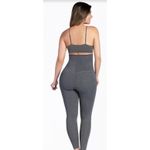 Brand New Curveez Women's Size Large Gray High Waisted Shapewear Leggings Photo 1