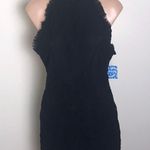Free People Black Harper High Neck Mini Slip Dress Photo 2