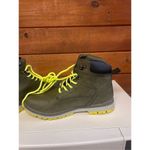 Rocawear  Amboy Womans Faux Leather Ankle Boots Green Sz 8 Photo 5