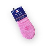 Champion new 𖠌 3 Pack Performance Invisible Liner Socks 𖠌 Pink White Space Dye Photo 4