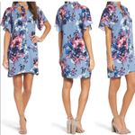 Charles Henry  Tie Neck Shift Dress Photo 9