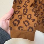 Time and Tru Leopard Print Sweatshirt Small Brown Photo 2