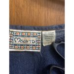 Molato Denim Tunic Top Plus Size 1X Cowrie Shell Embellished Casual Blue Photo 1