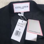 Alexia Admor Rover Black Wide Leg Trouser Pant Pleated Crepe Career Size 14 New Photo 6