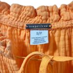 Magaschoni x Anthropologie Organic Gauzy Cotton Mini Dress in Turmeric Photo 2