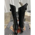 HARLEY DAVIDSON Womens 7.5 Leather TIFF Riding Boots Motorcycle Biker Western Black Photo 4