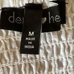 Derek Heart White Cotton Ruffle Peplum Tank Top – Size M Photo 2