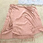 Wrap Shawl Scarf Tan Casual Travel with fringe 76x29 Photo 2