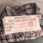 Garnet Hill  Organic Button Up Shirt Cream Black 16 Photo 7